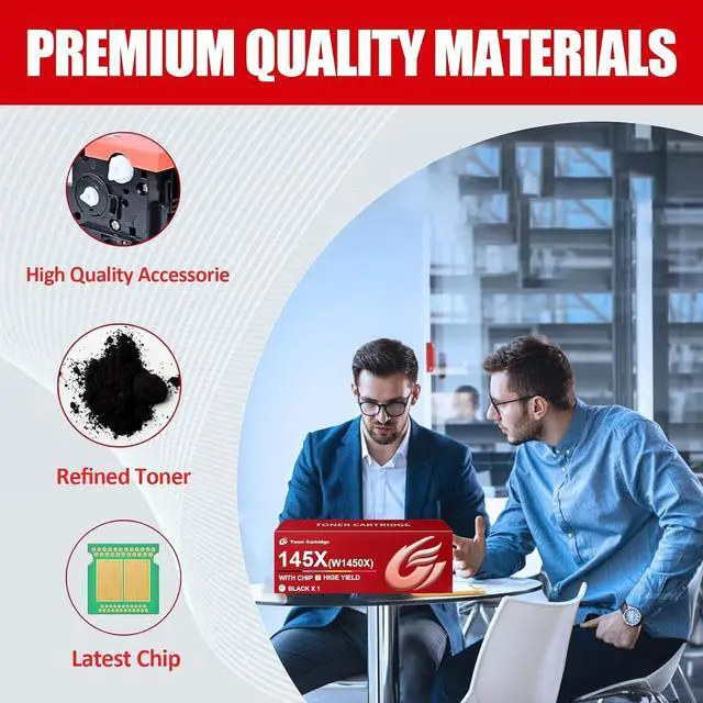 Alt view image 4 of 7 - 145X Black Toner Cartridge Replacement for HP 145X W1450X High Yield Toner Cartridges Compatible for HP Laserjet Pro 3003dn Printer , 1 Pack(4,000 Pages)