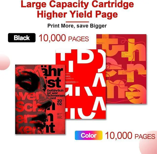 Alt view image 3 of 6 - Replacment for BH-20 CH-20 Print Head for PIXMA G7020 G6020 G5020 G3260 G2260 G1220 G1230 G2270 G3262 G3270 G4270 MegaTank Printers(2-Pack)