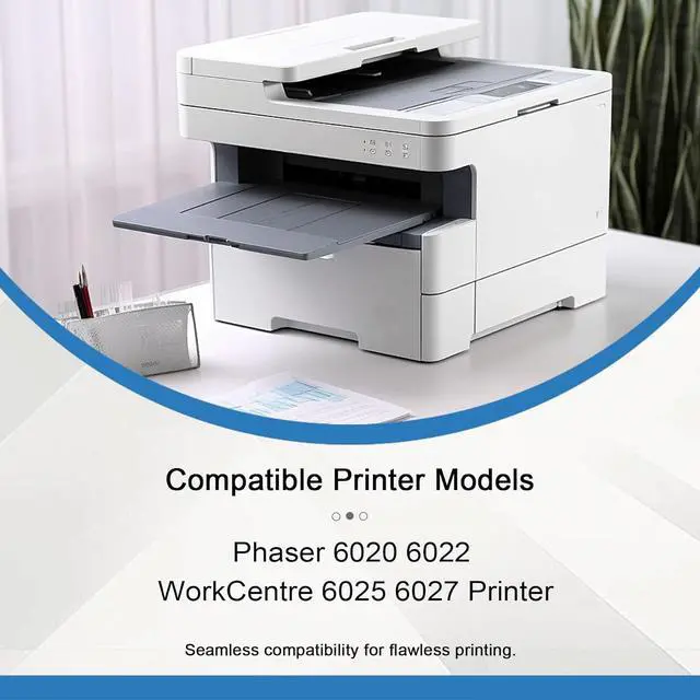 Alt view image 2 of 6 - 6022/6027 ( Black / Cyan / Magenta / Yellow ) Toner Cartridges 4 Pack - 106R02759 106R02756 106R02757 106R02758 Toner Cartridges Replacement for Xerox Phaser 6020 6022 WorkCentre 6025 6027 Printer