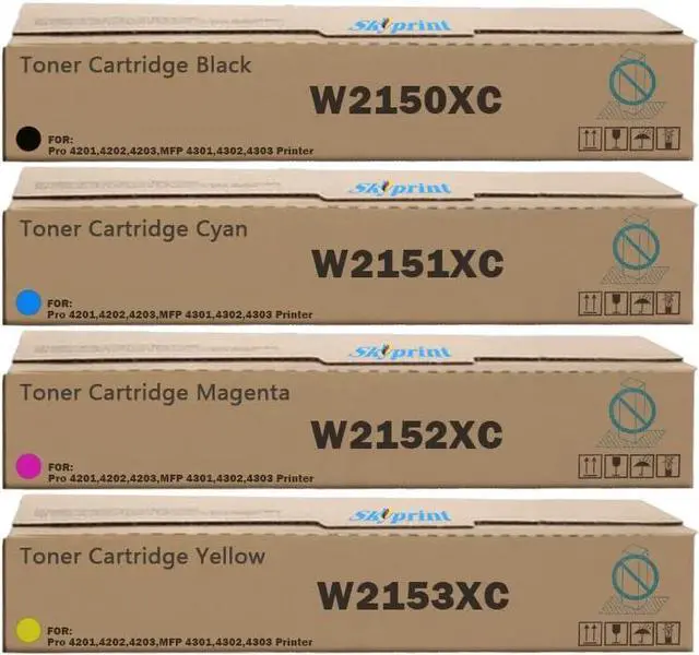Main image of W2150XC W2151XC W2152XC W2153XC High Capacity Toner Cartridge Replacement for HP W2150XC Toner Pro 4201-4203 Series,Pro MFP 4301-4303 Series Printers