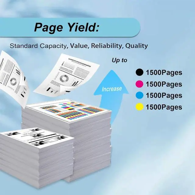 Alt view image 3 of 7 - 20N10 CS331 CX331 Toner Cartridge Set 20N10K0 20N10C0 20N10M0 20N10Y0 Compatible for CS331dw, CX331adwe, CS431dw, CX431adw Printers(4-Pack