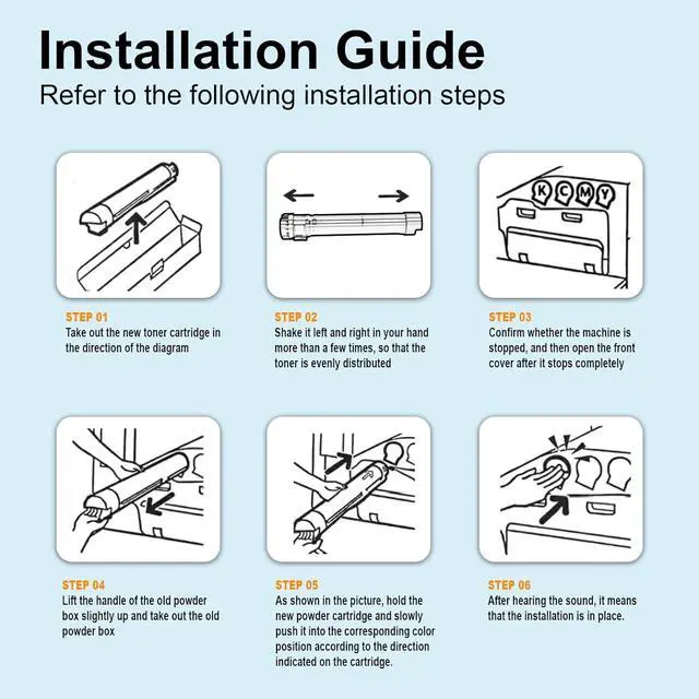 Alt view image 5 of 6 - High Yield CS921 CS92X Toner Cartridge 76C00K0 76C00C0 76C00M0 76C00Y0 Replacement for Lexmark CS92x CS921 CS923 CX920 CX921 CX922 CX923 CX924 CX92X CX921DE Printer (4-Pack)