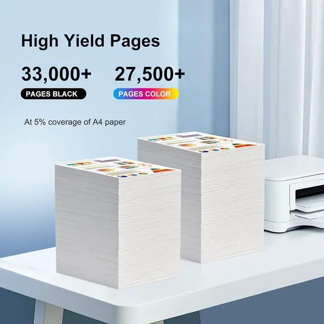 Alt view image 3 of 7 - T04 Toner Cartridge Set (4-Pack) Replacement for Canon T04 T04L 2977C001AA 2978C001AA 2979C001AA 2980C001AA for imageRUNNER Advance C475iF C475iFZ DX C477iF C477iFZ C478iF C568iF