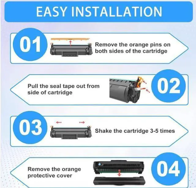 Alt view image 4 of 5 - 150A Toner Cartridge Compatible for HP 150A W1500A Black Toner Cartridges Work for HP Laserjet MFP M111w M141w Printers with CHIP