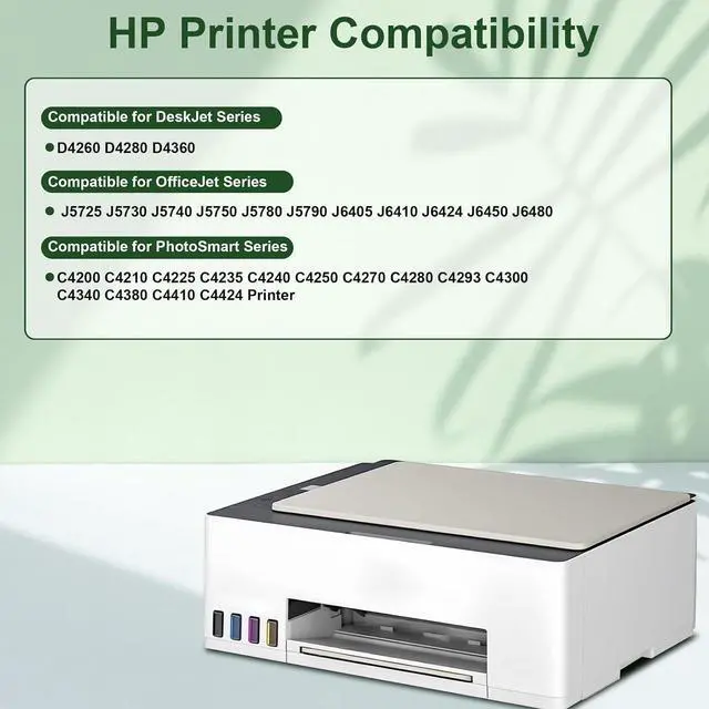 Alt view image 2 of 7 - 74/75 Remanufactured Ink Cartridge Combo Pack Compatible for HP Ink 74 75 XL CB335WN CB337WN for Officejet J6480 J5780 Deskjet D4260 D4360 Photosmart C4280 C5280 Printer Ink (2 Pack, Black,Tri-Color)