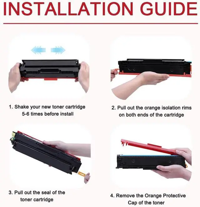 Alt view image 7 of 7 - 055H Magenta Toner Cartridge High Yield Replacement for Canon 055 CRG-055H Magenta Toner Work with imageCLASS MF743Cdw, MF741Cdw, LBP664Cdw, MF745Cdw, MF746Cdw Printer (1-Pack)