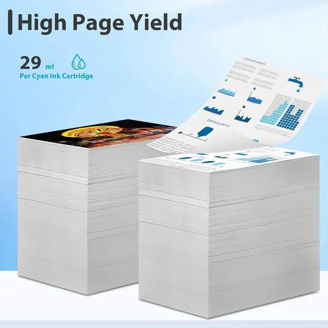 Alt view image 3 of 6 - 712XL 712 Cyan Ink Cartridge Replacement for HP 712 XL 712XL Cyan Ink Cartridge 3ED67A for DesignJet T650 T630 T230 T250 T210 & Studio Plotter Printer (2-Pack)