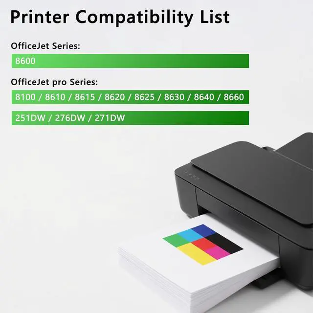Alt view image 2 of 7 - 950XL 951XL Ink Cartridges Combo 5-Pack Replacement for HP Ink 950 951 XL Use for OfficeJet Pro 8600 8610 8620 8100 8630 8660 8640 8615 276DW 251DW (2Black Cyan Magenta Yellow)