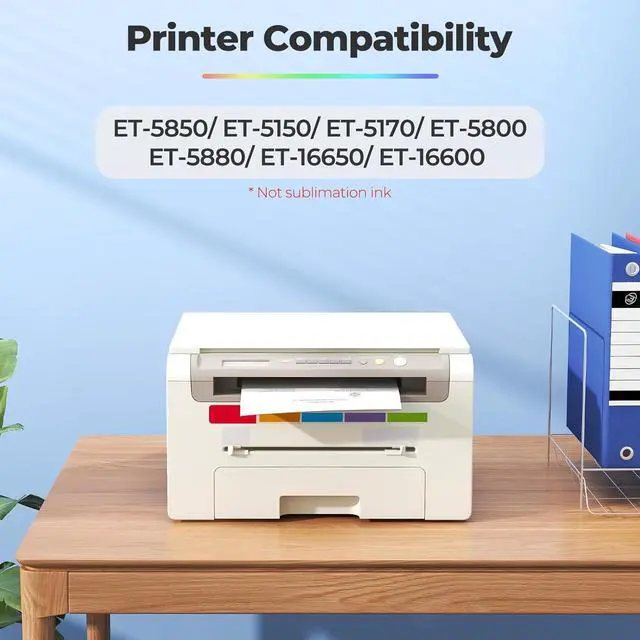 Alt view image 2 of 7 - 542 ink refill bottles ET-5150 ET-5850 ET-16650 ET-5170 Ink Refill ink 542 8 pack ink 542 compatible for ET5150 ET5850 ET 5150 ET 5850 ET 5170 ET-5800 ET-16600 ET-5180 ST-C8000 ST-C8000 ST-C5000