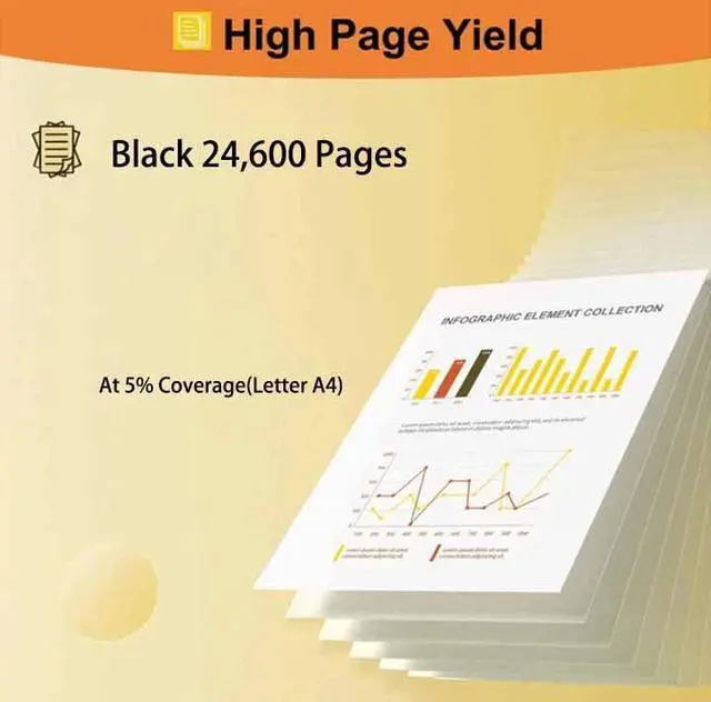 Alt view image 3 of 7 - 106R03586 Toner Cartridges Compatible Replacement for Xerox VersaLink B400 B405 Printers, High Yield 24,600 Pages 1Pack