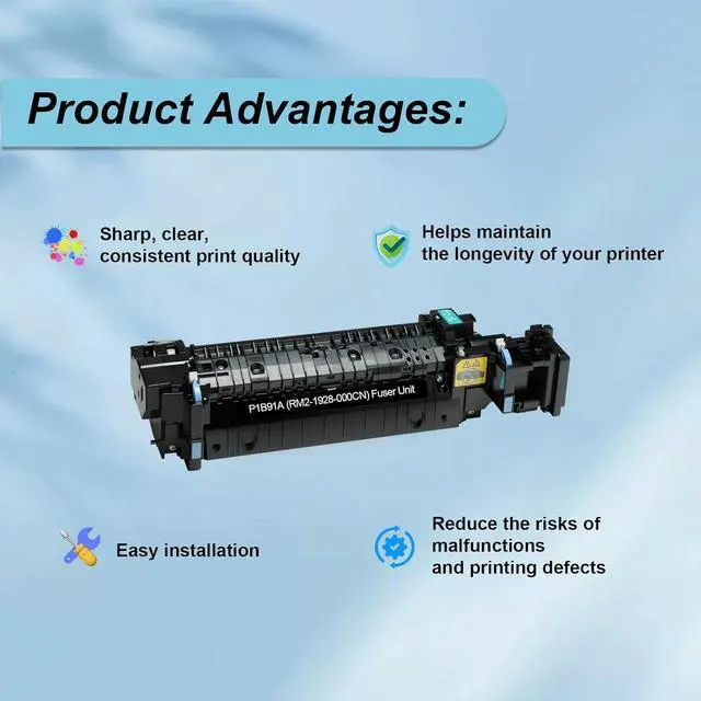 Alt view image 4 of 6 - P1B91A (RM2-1928-000CN) Fuser Unit - 110V, Use for Color Laser M652 M653 M681 M682 E67650 Printers,150000PagesRM2 1928 Fuser kit