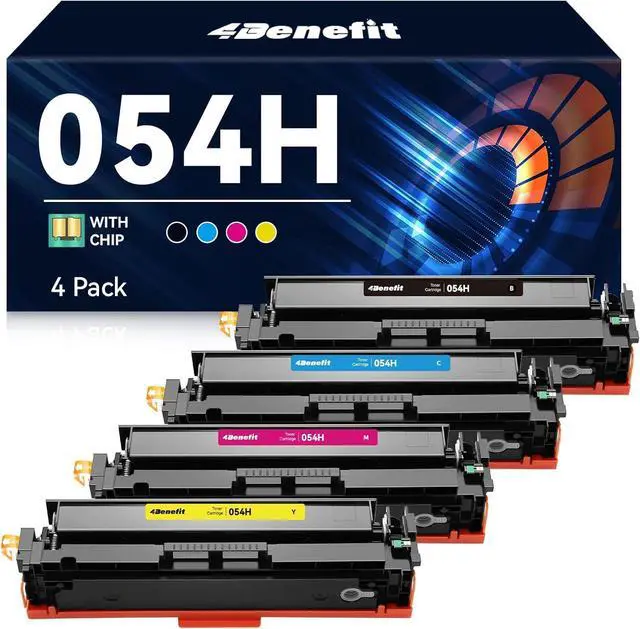 Main image of Compatible 054H Toner Cartridge Replacement for Canon CRG-054 054H 054 Toner Cartridge Set Use for Canon MF642Cdw Toner Cartridges, Color imageCLASS MF641CW MF644Cdw LBP622Cdw Printer