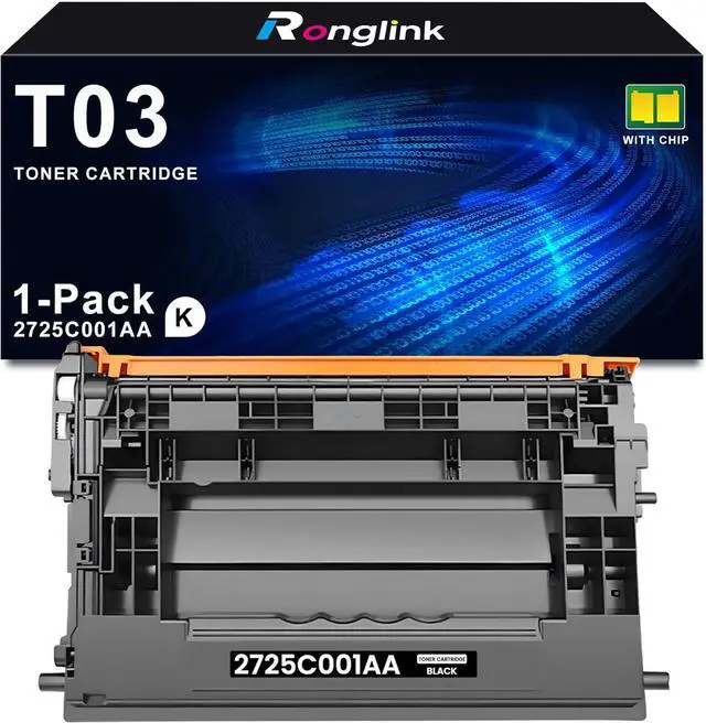 Main image of T03 Black Toner Cartridge Replacement for Canon T03 2725C001AA Toner Cartridge for ImageRunner Advance 525iF 525iFZ 615iF 615iFZ 715iF 715iFZ DX 527iF 527iFZ 617iF 617iFZ 717iF 717iFZ Printer (1-Pack)