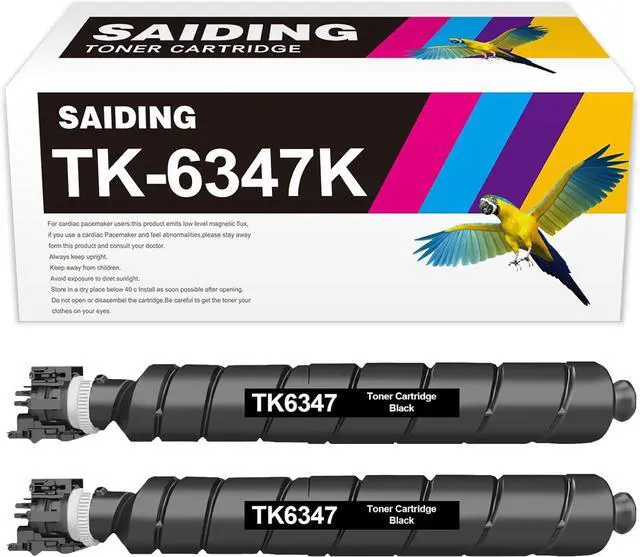 Main image of SAIDING TK-6347 TK-6347K Black Toner Cartridge 1T02XF0US0 High Yield Replacement for Kyocera TASKalfa 4004i 5004i 6004i 7004i Printer(2-Pack)