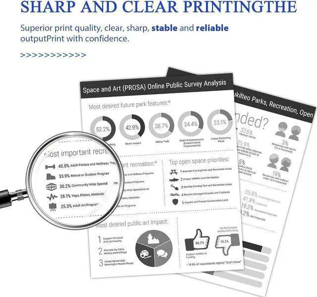 Alt view image 4 of 7 - MLT-D111S High Yield Toner Cartridge 2 Pack Replacement for Samsung 111S D111S MLTD111S Toner Work with Xpress M2020W M2020 M2022 M2022W M2070 M2070F M2070FW Printer (Black)