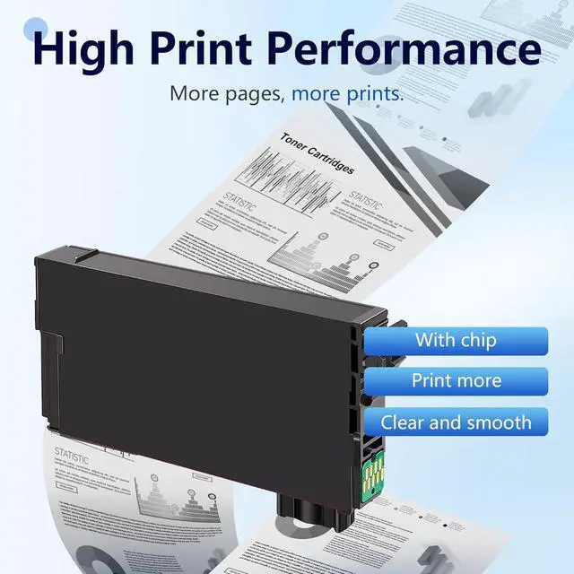 Alt view image 4 of 7 - 822xl Printer Ink Remanufactured for Epson 822 822xl Ink Cartridges to use with Workforce Pro WF-3820 WF-3823 WF-4820 WF-4830 WF-4833 WF-4834 Printer - 822XL Ink Cartridges Combo Pack