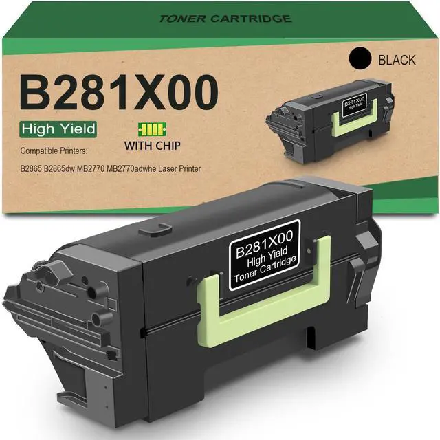 Main image of B281X00 Extra High Yield Toner Cartridge Lexmark B281X00 Black Toner Cartridge for Lexmark B2865 B2865dw MB2770 MB2770adwhe Laser Printer [30,000 Pages]