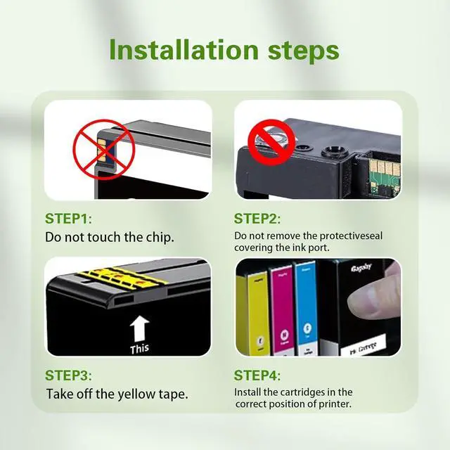 Alt view image 6 of 7 - 952 952XL Ink Cartridges Black Color Compatible for HP 952XL Ink Cartridges Combo Pack Compatible for HP 952XL 952 XL fit for Officejet Pro 8710 7740 8720 8210 8715 8740 8725 8702 8703,4 Pack