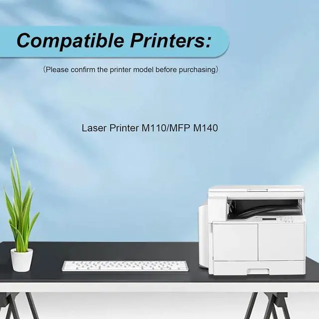 Alt view image 2 of 6 - 142A W1420A Black Toner Cartridge Work for Laser M110, M111, M139e-M142e , M140 Printers (1 Pack)