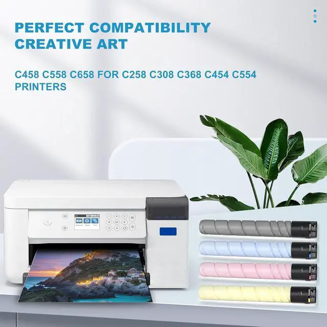 Alt view image 2 of 6 - High Yield TN-324 TN324 Toner Cartridges TN512 TN324 TN513 TN514 TN515 TN516 Replacement for Konica Minolta Bizhub C458 C558 C658 for C258 C308 C368 C454 C554 Printers Toner