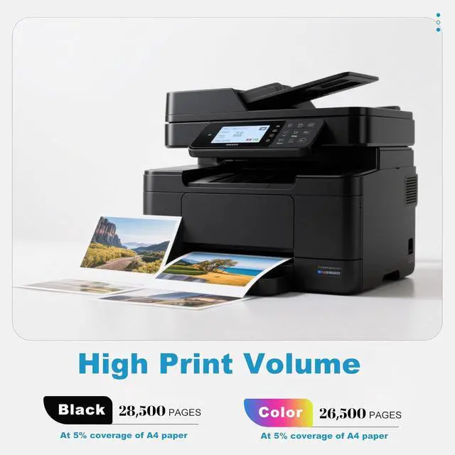 Alt view image 3 of 6 - High Yield TN-324 TN324 Toner Cartridges TN512 TN324 TN513 TN514 TN515 TN516 Replacement for Konica Minolta Bizhub C458 C558 C658 for C258 C308 C368 C454 C554 Printers Toner