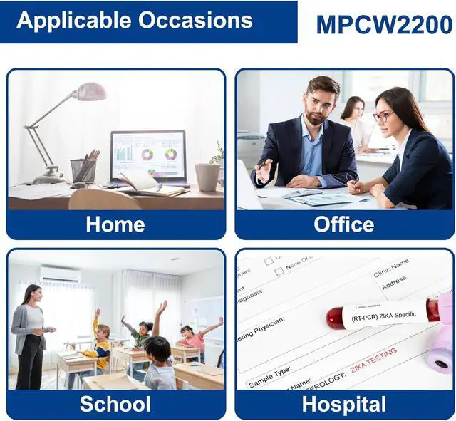Alt view image 7 of 7 - MP CW2200 Ink Cartridge 4-Pack Replacement for Ricoh MP CW2200 841720 841721 841722 841723 Ink for Aficio MP-CW1200 2000 2200 Gestetner MP CW2200 Lanier MP CW2200 CW2201sp Savin MP CW2200 CW2201sp