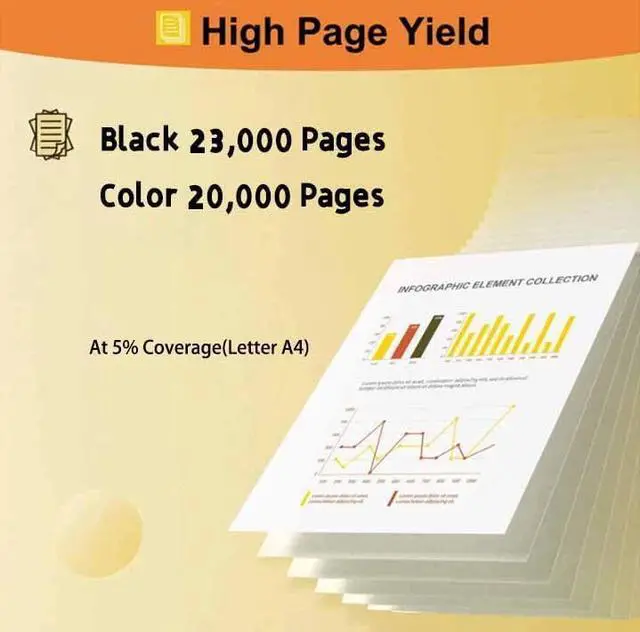 Alt view image 3 of 7 - CLT-K808S C808S M808S Y808S Toner Cartridges Compatible Replacement for Samsung MultiXpress X4300LX X4250LX X4220RX Printers, High Yield 23,000 Pages Black