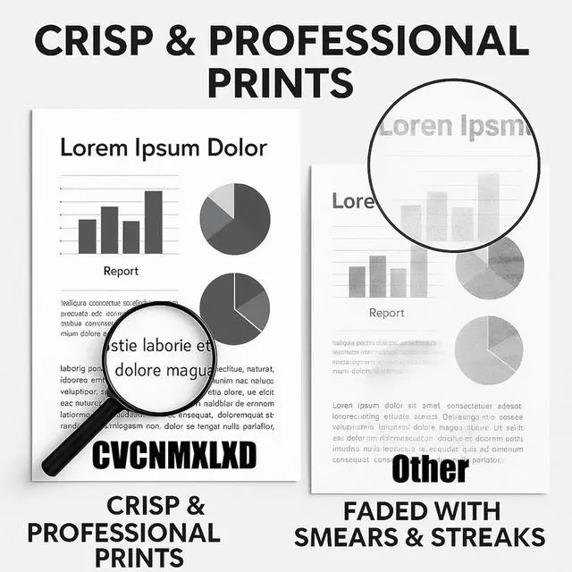 Alt view image 2 of 7 - 2 Pack X1 High-Yield Compatible Black Toner Cartridge for Huawei PixLab X1 / PixLab B5 / CV81Z-WDM, Print Up to 5000 Pages, 100% Leak-Proof, Installation, Fade-Resistant