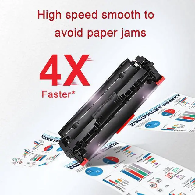 Alt view image 2 of 7 - High-Yield 055 Toner Cartridges Compatible MF743cdw Toner Replacement for Canon 055 Toner Cartridge Set for Color imageCLASS MF741Cdw MF743Cdw MF745Cdw MF746Cdw LBP664Cdw Printer (4-PackBK/C/M/Y)