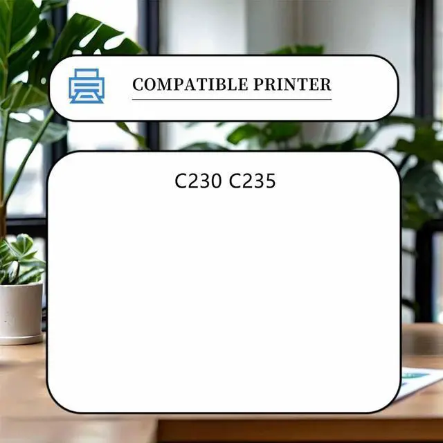 Alt view image 2 of 7 - 006R04391 006R04394 Toner Cartridge Compatible for Xerox C230 C235 (Black 3000 Pages, Color 2500 Pages) High-Capacity-Blue-Toner---2500-Pages-[006R04392]-