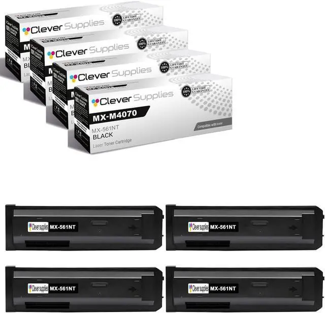 Main image of CS Replacement Compatible with Sharp M2630 MX M4070 Toner Cartridge MX561NT to use with MX-M3071 MX-M3550 MX-M3551 MX-M3570 MX-M3571 MX-M364N MX-M365N MX-M4050 MX-M4051 MX-M4071 (Black, 2-Pack)