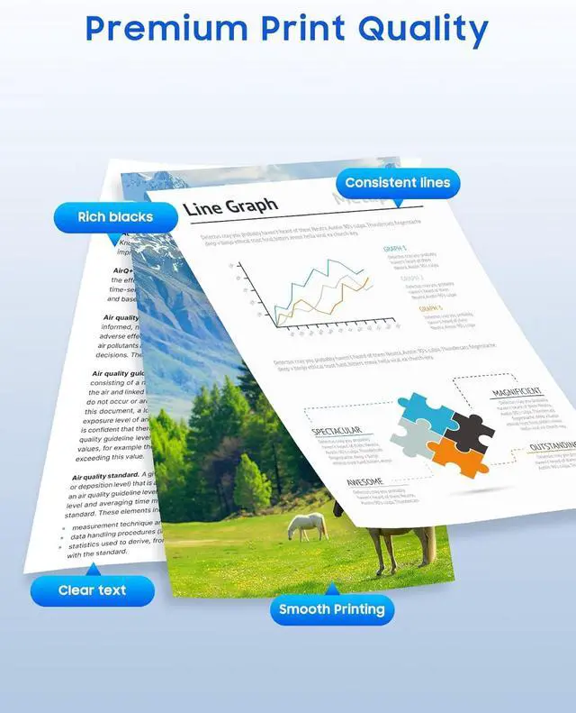 Alt view image 4 of 7 - XC4140 XC4150 Toner Cartridges 24B6717 24B6718 24B6719 24B6720 Replacement for Lexmark XC4150 XC4140 XC4143 XC4153 Printer Ink 4-Pack (Black Cyan Magenta Yellow)