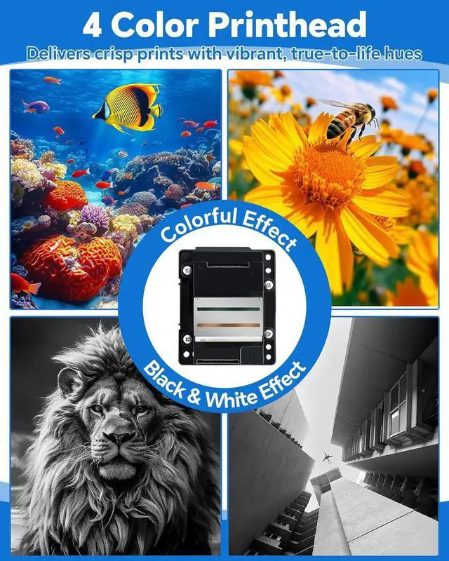 Alt view image 4 of 7 - WF-7610 Print Head, Printhead Replacement for Workforce WF-7620 7621 7611 T1881 WF-7720 7010 3640 3720 L1455 7111 3641 3620 7710 Printers, Optimal Performance High-Precision Inkjet Quick Install