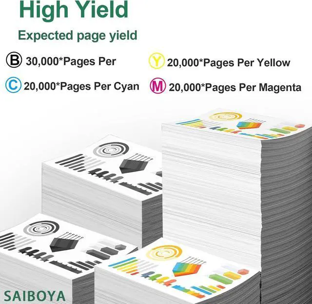 Alt view image 4 of 7 - Compatible TK8527 TK-8527 Toner Cartridge Work for Kyocera TK-8527K TK-8527C TK-8527M TK-8527Y for Mita TASKalfa 3552ci 3553ci 4052ci 4053ci Copystar Printers (BK,C,M,Y)