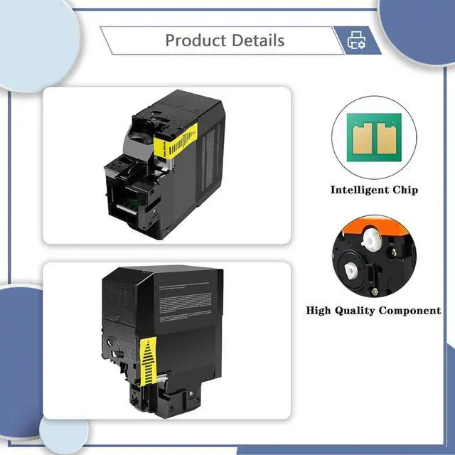 Alt view image 4 of 7 - Compatible 71C1HK0 71C10C0 71C10M0 71C10C0 High-Capacity Toner Cartridge, Works for Lexmark CS730de CS735de CS737dze CX730de CX735adse CX737adzse Printers 4 Colors
