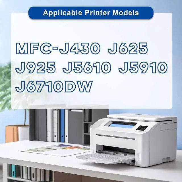 Alt view image 2 of 6 - J430 Print Head Combo Pack, Compatible for Brother MFC-J430 J625 J925 J5610 J5910 J6710DW Printers, High Print Volume, Long Lasting Durability 1 Pack