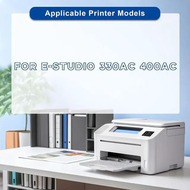 Alt view image 2 of 7 - T-FC330U TFC330U T-FC330U T-FC330U-K T-FC330U-C T-FC330U-M T-FC330U-Y Toner Cartridge Compatible for Toshiba E-Studio 330AC 400AC Printers, High Yield Printing 1*Cyan