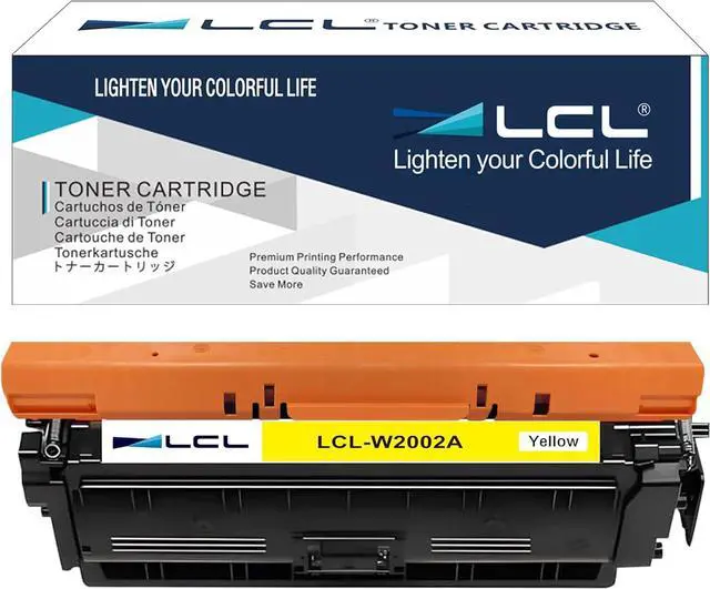 Main image of LCL Remanufactured W2002A Yellow Toner Cartridge Replacement for HP 658A W2002A M751n M751dn M751 Series (1-Pack)