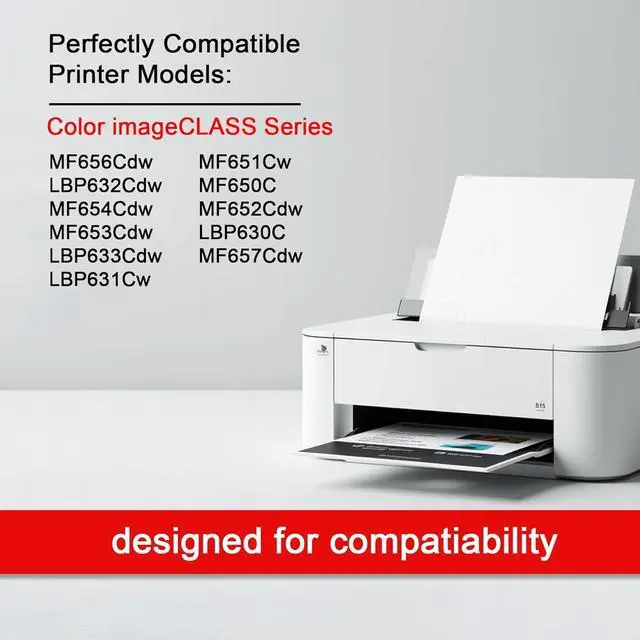 Alt view image 2 of 7 - 067H High Yield Toner Cartridge Set Replacement for Canon CRG067H/067 Compatible with imageCLASS MF653Cdw MF654Cdw LBP632Cdw MF650C Printers (4-Pack,Black, Cyan, Magenta, Yellow)