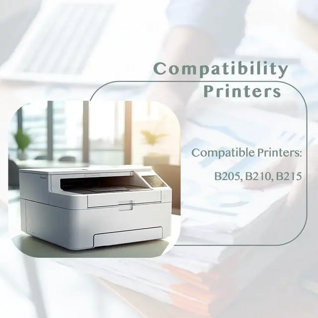 Alt view image 3 of 6 - B205 B210 B215 Black High Capacity Toner Cartridge (2 Pack/3,000 Pages) Replacement for Xerox 106R04347 Toner Cartridge Work for B205 B210 B215 Printer