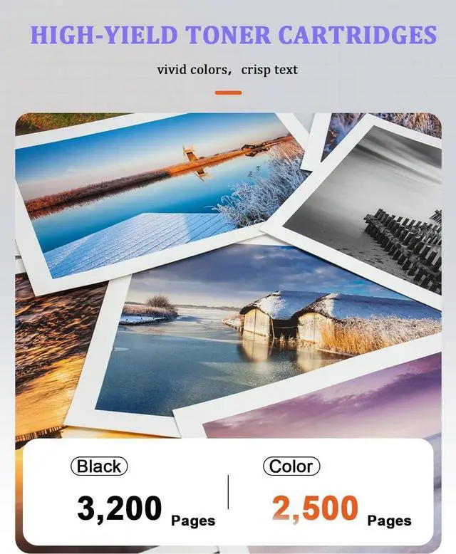 Alt view image 3 of 7 - 218X Toner Cartridge Replacement for HP 218 218A 218X Toner Cartridges 4 Pack with chip Compatible for hp Color Pro 3201dw Color Pro MFP 3301cdw 3301fdw 3301sdw Printer (Black Cyan Magenta Yellow)