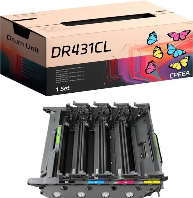 Main image of Compatible for Brother DR431CL Drum Unit Work for Brother MFC-L8610CDW MFC-L8895CDW MFC-L8900CDW MFC-L8905CDW Printers, with Chip, High Yield 60000 Pages, Clear Printing (1 Set)