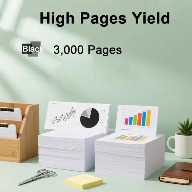 Alt view image 5 of 7 - 2 Pack B221H00 Black High Yield Toner Cartridge Works for Lexmark B2236 B2236dw MB2236 MB2236adw Printer (with New Chip)