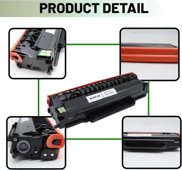 Alt view image 4 of 6 - 006R04401 B230 B225 B235 Black High Capacity Toner Cartridge Compatible for Xerox B230 B225 B235 Printer 6,000 Pages (2)