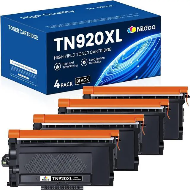 Main image of TN920XL Toner Cartridge Replacement for Brother TN920XL TN-920XL HL-L5210DW HL-L6210DW MFC-L6810DW Printer Ink Black High Yield with Chip 4 Pack