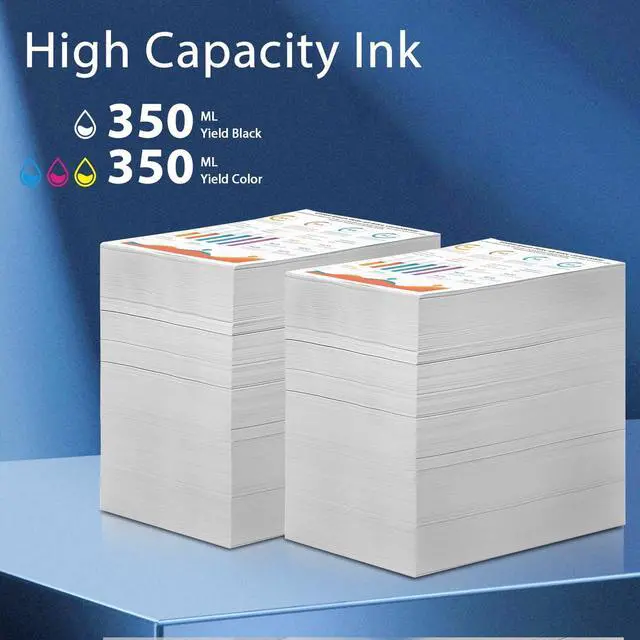 Alt view image 3 of 6 - T693 Ultra Chrome XD Ink Cartridge 350ml (with New Chip) T6931 T6932 T6933 T6934 T6935 Remanufactured for T693 SureColor T5270 T3000 T3070 T3200 T3270 T5000 T5070 T5200 Printer, 5 Pack T693 Ink Kit