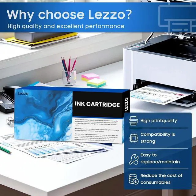 Alt view image 5 of 6 - 764 Ink Cartridge 300ML 6-Pack 764 Ink Replacement for HP 764 Ink for DesignJet T3500 Postscript Printer (Photo Black/Matte Black/Gray/Cyan/Magenta/Yellow)