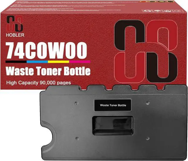 Main image of 74C0W00 Waste Toner Bottle Compatible for Lexmark 74C0W00 Waste Bottle Work for Lexmark C4150 XC4140 XC4143 XC4150 XC4153 CS720 CS725 CX725 Printers