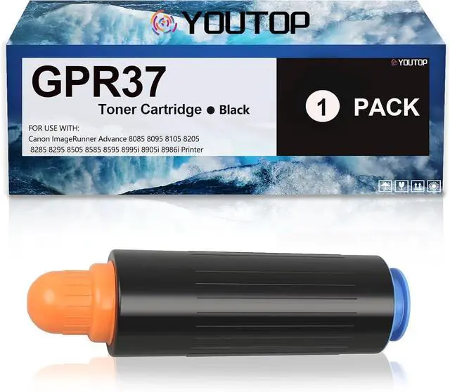 Main image of GPR-37 GPR37 Black Toner Cartridge Replacement for Canon 3764B003AA Toner Compatible for Canon ImageRunner Advance 8085 8095 8105 8205 8285 8295 8505 8585 8595 8995i 8905i 8986i Printer