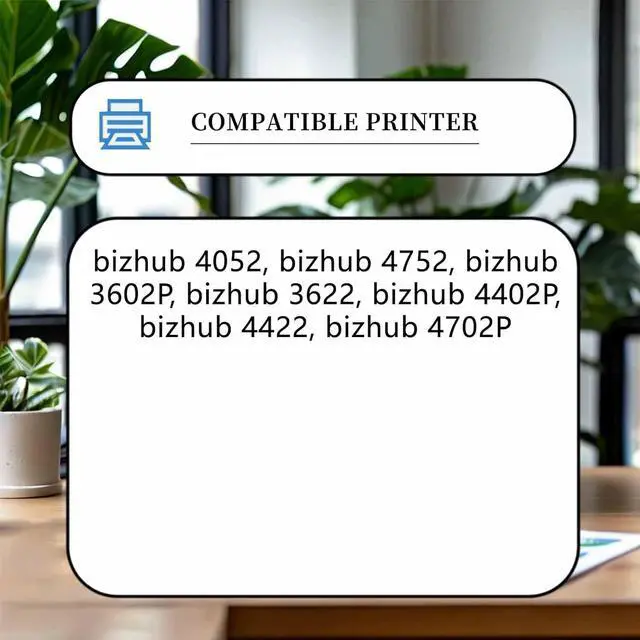 Alt view image 2 of 7 - TNP53/56 IUP25/26/32/33 Toner Cartridge Compatible for Konica Minolta bizhub 4052 bizhub 4752 bizhub 3602P bizhub 3622 bizhub 4402P bizhub 4422 IUP32/33-Drum-Unit-(Suitable-for-4052-4752)